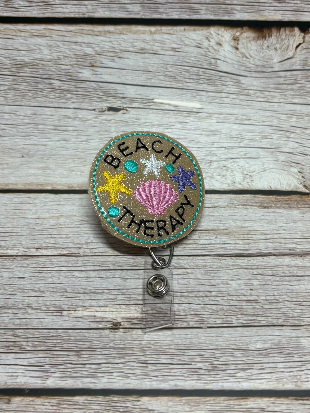 Badge Reel- Beach Therapy